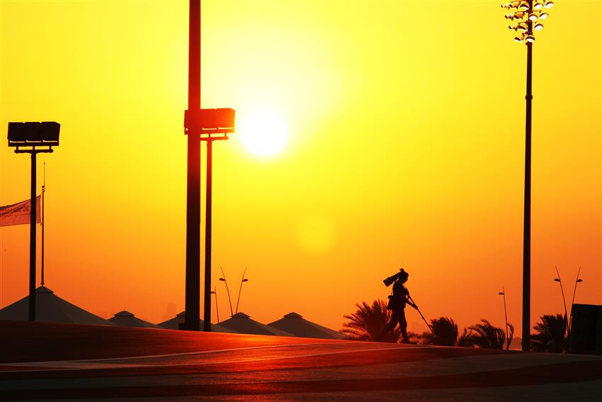 Orange sunset Qatar